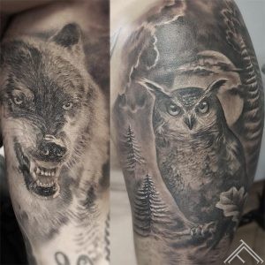Reinis-hennessy-tattoo-tattoofreqyency-riga-marispavlo-akcija-kampana-wolf-vilks-owl-puce-instagram