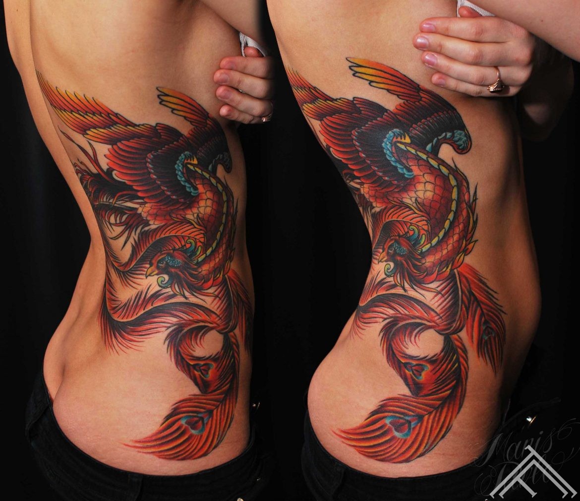 phoenix_bird_newtradicional_tattoo_maris pavlo_sexy_side_large_color_tattoofrequency_rigatattoo_riga_page