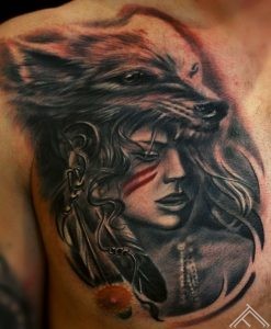 wolf_woman_tattoo_tattoofrequency_riga_art_TF