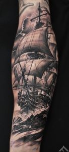 JoacimEriksson-ship-sailing-manofwar-sea-waves-ocean-marispavlo-tattoofrequency